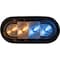Buyers Products 6 Inch LED Oval Strobe Light with Amber/Blue LEDs and Clear Lens SL62AB - alternate 3